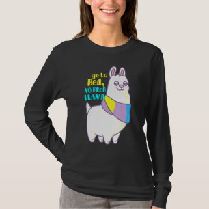Go To Bed No Probllama Cute Llama Pajama T-Shirt