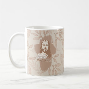 Go To Church...! Jesus Christ. Christian Preacher Coffee Mug