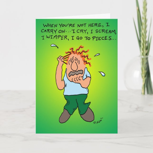 Go to pieces card (Front)