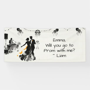  Go to Prom with Me   Romantic Promposal Banner
