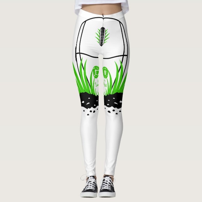 Go Touch Grass Leggings (Front)