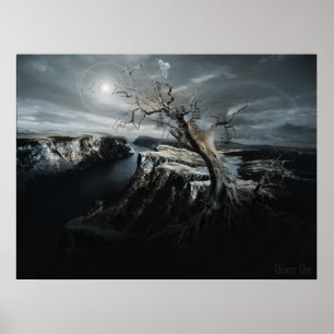 Go towards the light, neosurrealism poster print