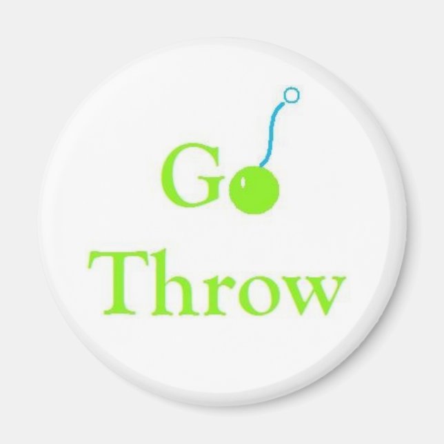 Go Trow logo Magnet (Front)