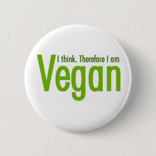 Go Vegan - Animal Rights 6 Cm Round Badge