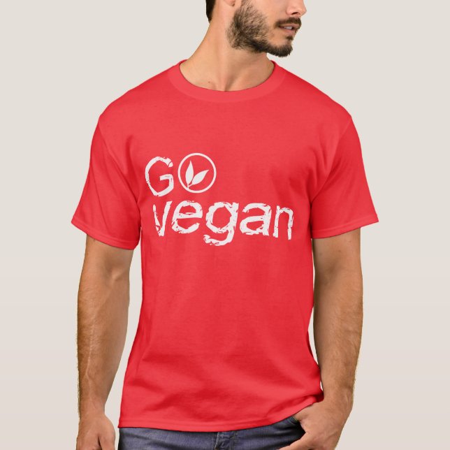 Go Vegan - BASIC T-shirt (Front)