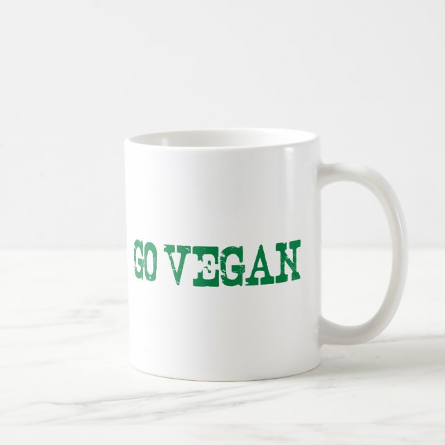 Go Vegan Coffee Mug (Right)