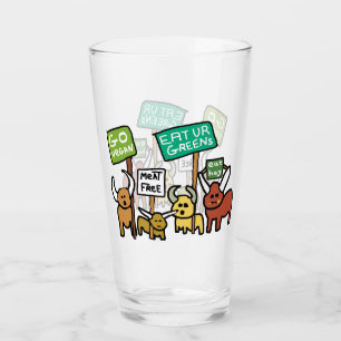 Go Vegan Glass