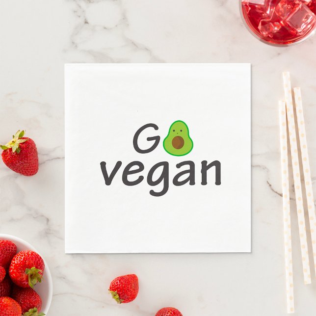 Go Vegan Napkin (Creator Uploaded)