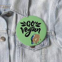 Go Vegan Person Hugging Cow