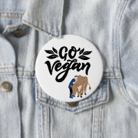 Go Vegan Person Hugging Cow