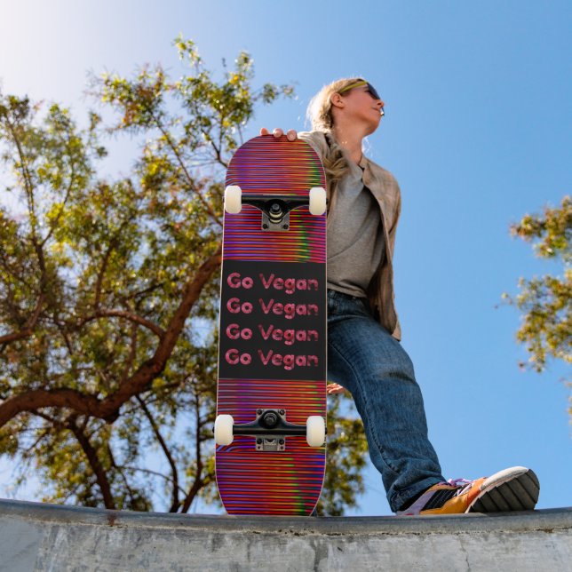 GO VEGAN SKATEBOARD DECK (Outdoor 1)
