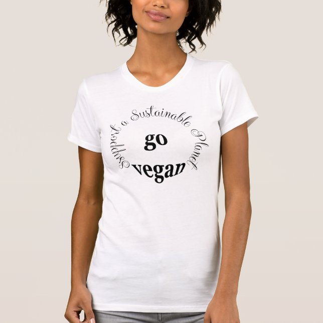 Go Vegan T-Shirt (Front)