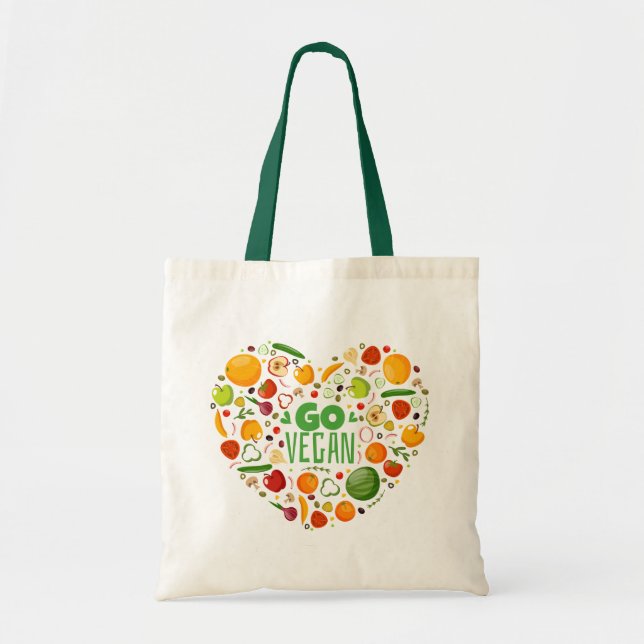 Go Vegan Tote Bag (Front)