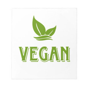Go Vegan, vegan, veggie, vegetarian, Notepad