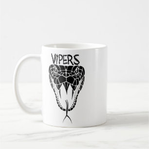 Go Vipers Footll Sell Sketll Cheer Team Fan Spirit Coffee Mug