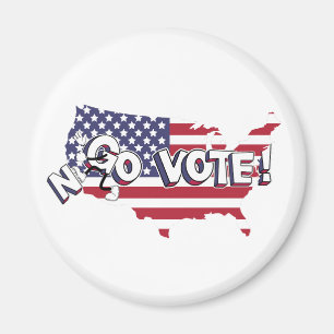 Go Vote! US-Wahlkampf Magnet