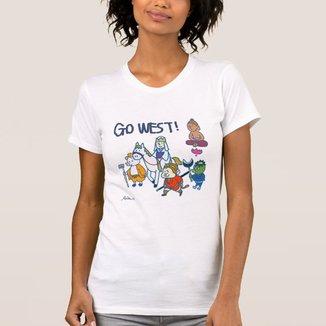 Go West! 西遊記 T-Shirt (Front)
