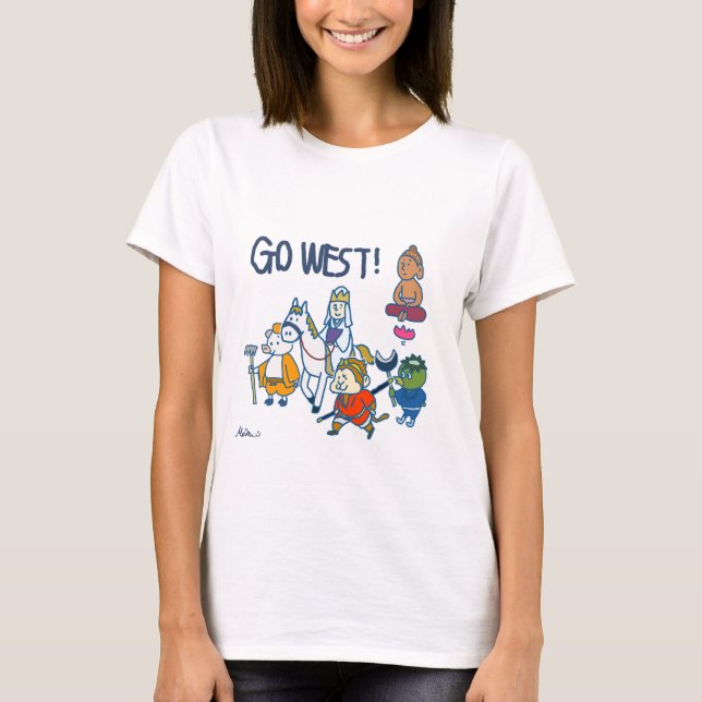 Go West! 西遊記 T-Shirt (Front)