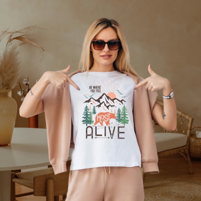 Go where you feel T-Shirt (Creator Uploaded)