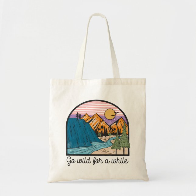 Go Wild Adventure Camping Tote Bag (Front)