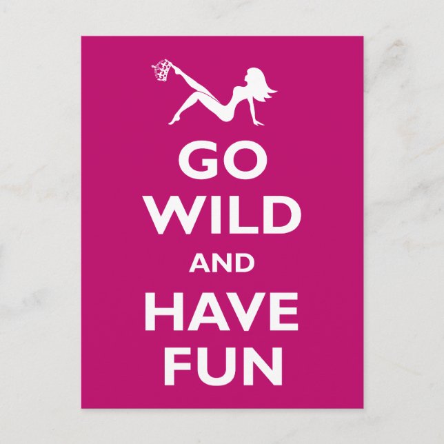 Go Wild Postcard (Front)