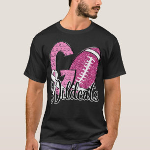 Go Wildcats School Sports Fan Spirit Breast Cancer T-Shirt