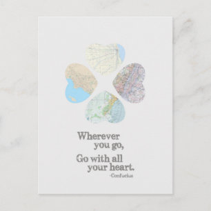 Go With All Your Heart Postcard
