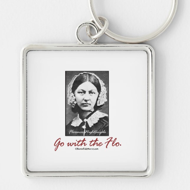 Go with Florence Nightingale Key Ring (Front)