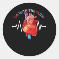 Go With The Flow CVICU Cardiac Nurse Anatomy Cardi