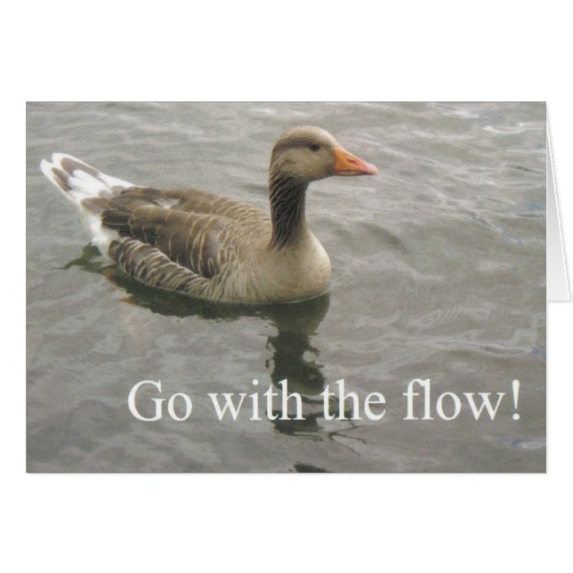 go with the flow duck (Front Horizontal)