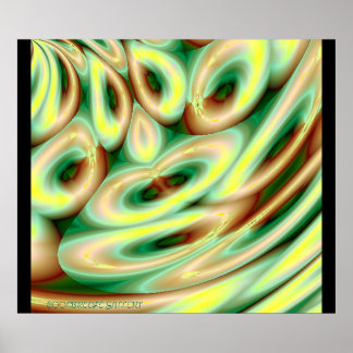 GO WITH THE FLOW!!! (Green) Poster