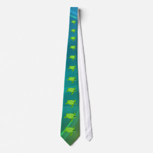 go with the flow-Green sea turtle-1 Tie