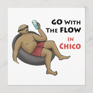 Go with the Flow in Chico Invitation