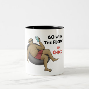 Go with the Flow in Chico Two-Tone Coffee Mug