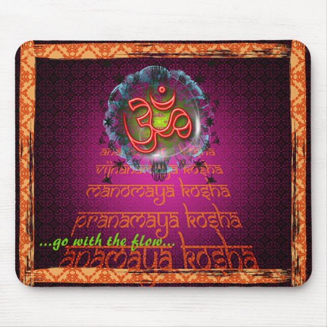 Go with the flow mouse pad (Front)