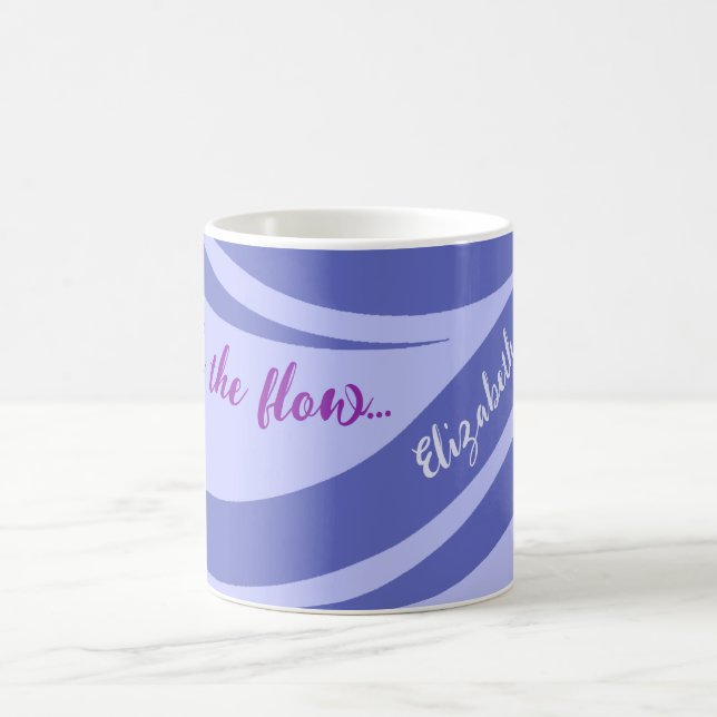 "Go With The Flow" Ocean Serenity Mug (Center)