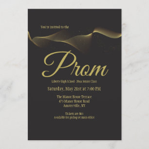 Go With The Flow Prom Invitation