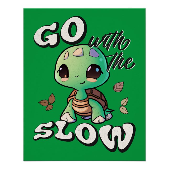 Go with the slow poster (Front)