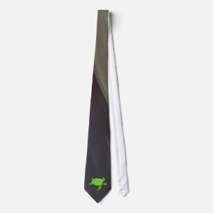 go with the waves-Green sea turtle-1 Tie