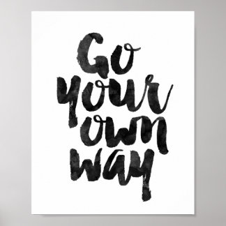 Go Your Own Way Poster