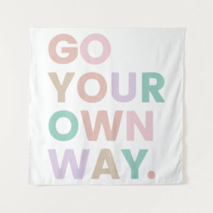 Go Your Own Way Tapestry
