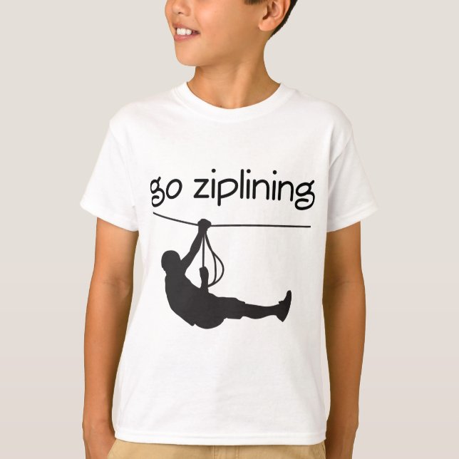 Go Ziplining Gift Idea T-Shirt (Front)