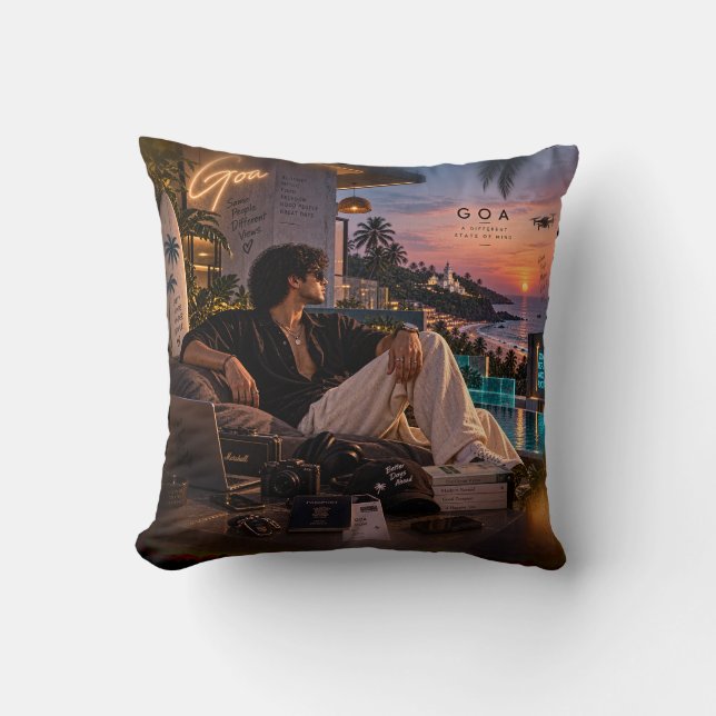Goa • A Different State of Mind • Same People Diff Cushion (Front)