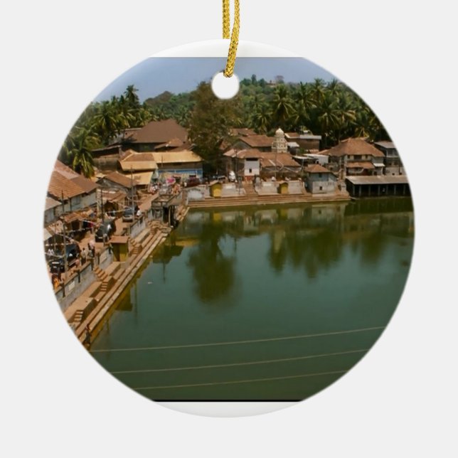 GOA INDIA ASIA CERAMIC ORNAMENT (Front)