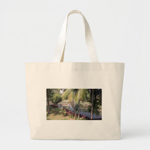 Goa India Garden Large Tote Bag