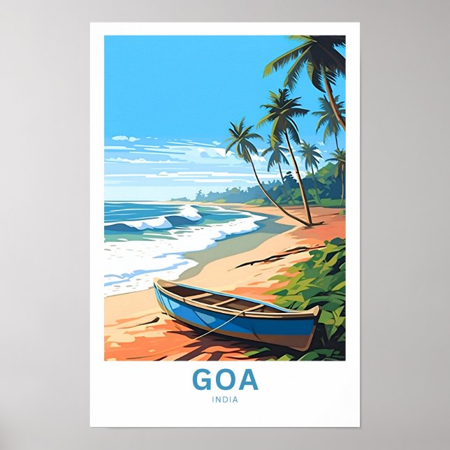 Goa India Travel Print (Front)