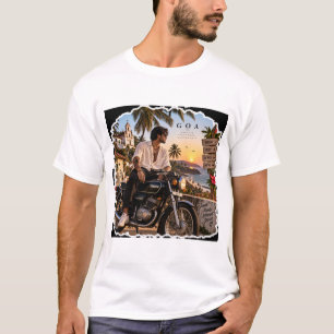 Goa • Salt Air Clear Minds Happier Days • Same Roa T-Shirt