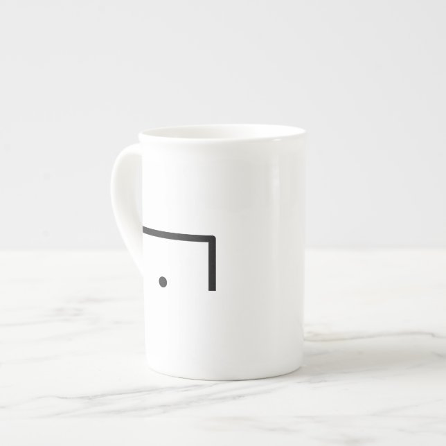 Goal Bone China Coffee Mug (Front Left)