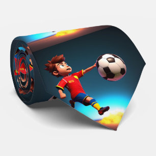 "Goal Bound: The Animated Boy's Perfect Kick" Tie