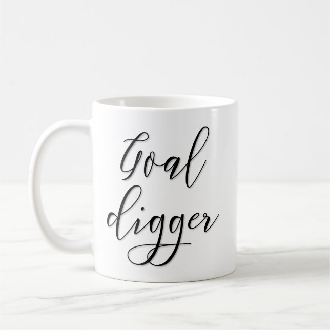 Goal Digger Coffee Mug (Left)